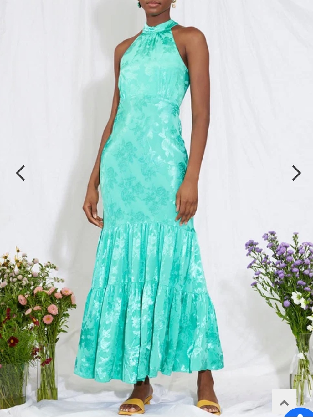 SAYLOR Everleigh Dress — Seafoam